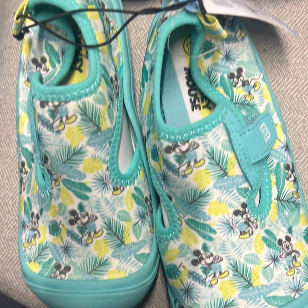 Disney Kids Water Shoes - Teal and Yellow - Picture 1 of 9